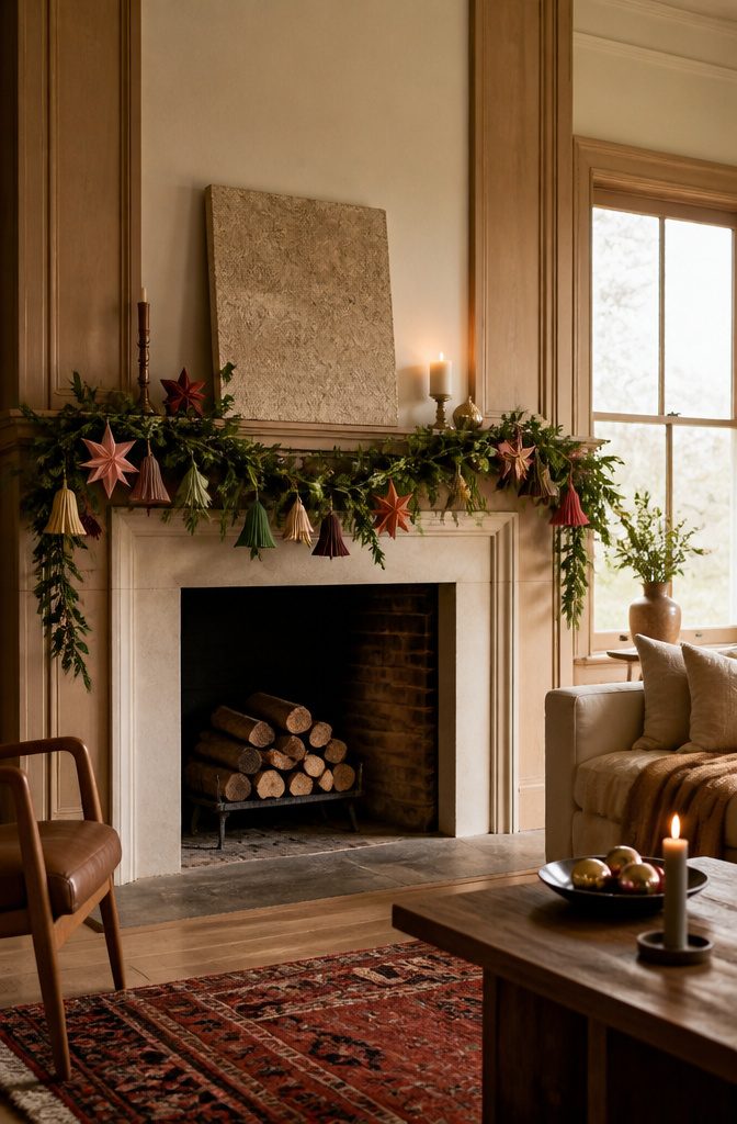 20 Easy Christmas Decor DIY Ideas for a Homemade Holiday 15 DIY garland made from fresh greenery and twine.