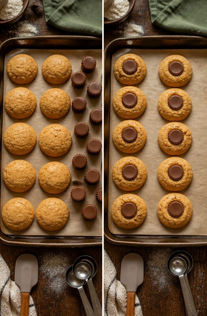 Peanut Butter Spider Cookies: 9 Ingredients, Tips & Decorations 4 A bowl of frozen mini Reese's cups ready for cookie decoration.